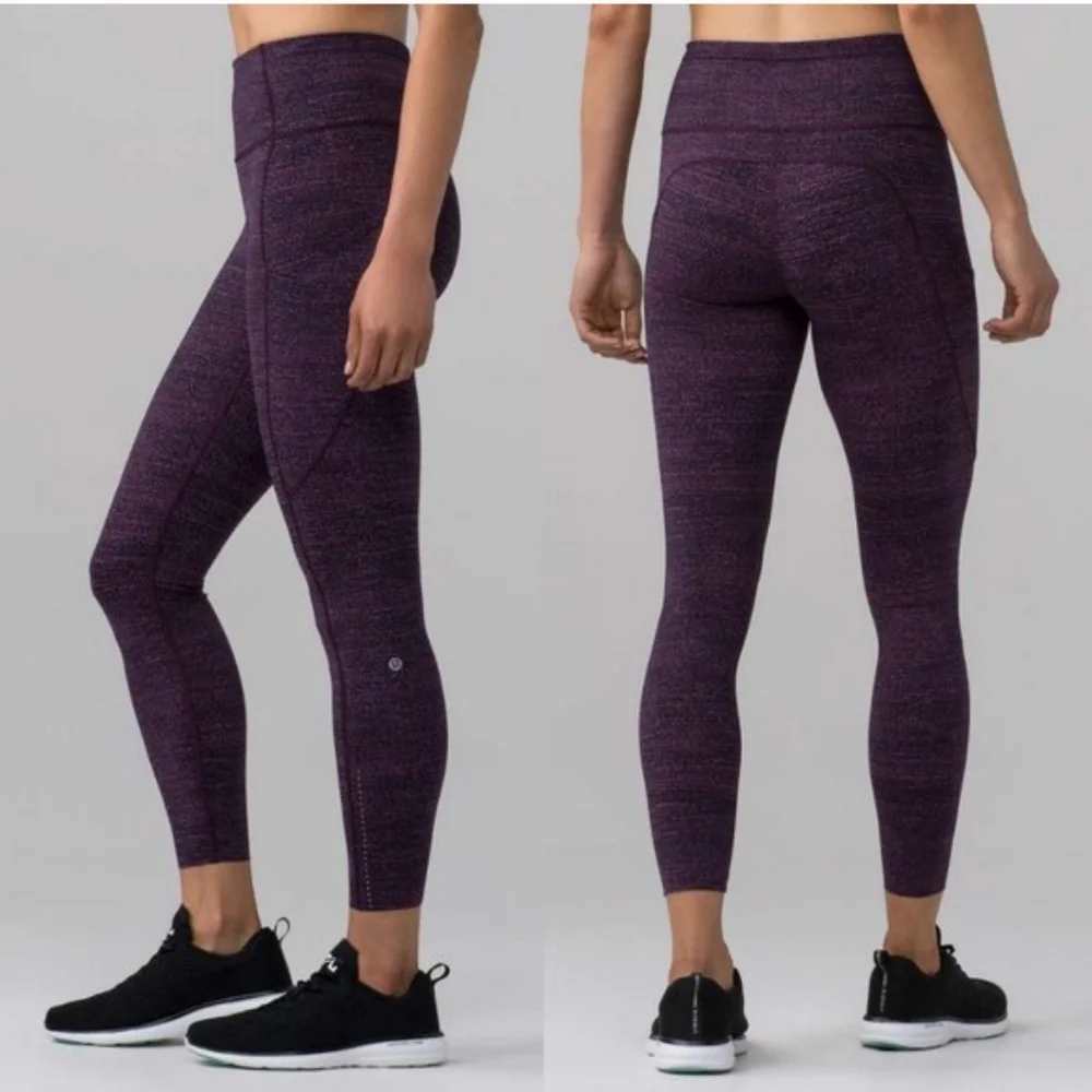 Rare Lululemon Fast & Free 7/8 Tight II Nulux 25